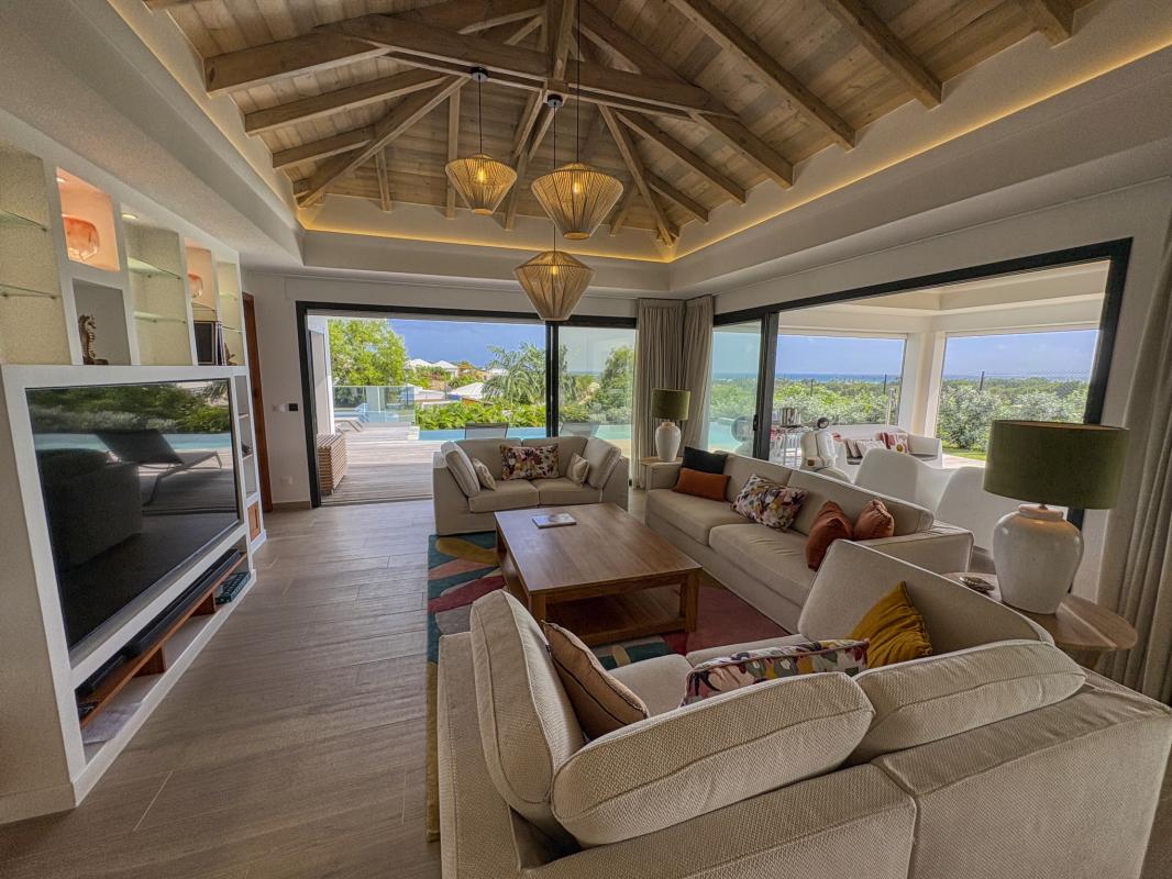 18.Location villa piscine Saint François Guadeloupe_salon
